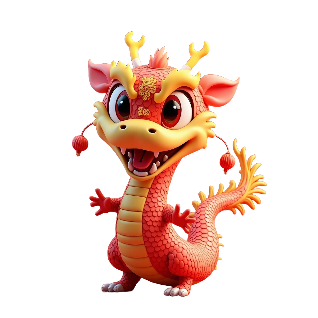 Joyful Dragon Mascot